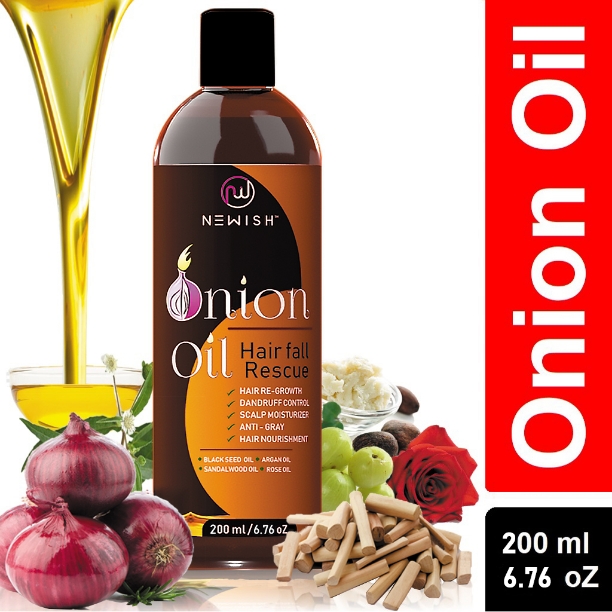 Buy Newish Onion Oil Hair Regrowth For Men Women 200ml Code