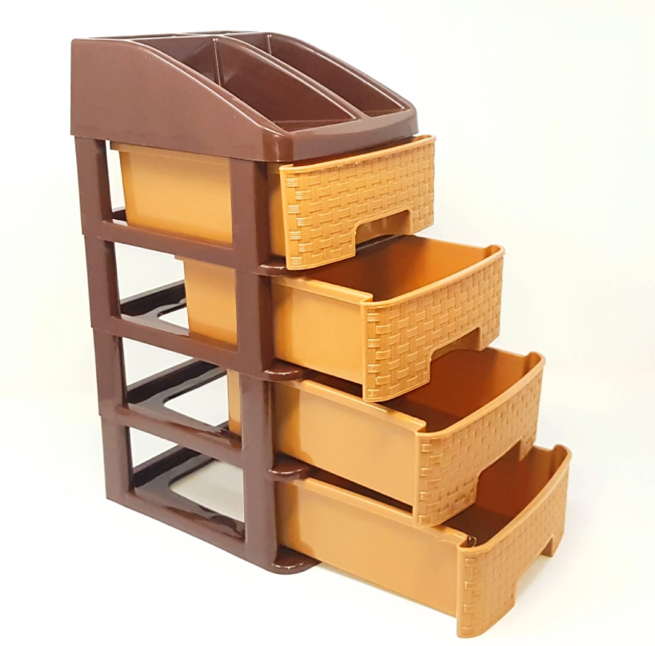 Buy Drawers Multipurpose 4 Tier Plastic Drawers Code C803231