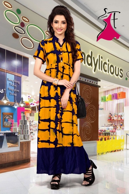 gown style kurti online