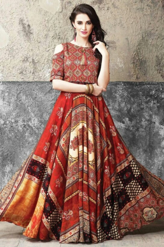 indo western gowns online